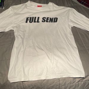 “FULL SEND” long sleeve. 100% cotton. Barely worn.